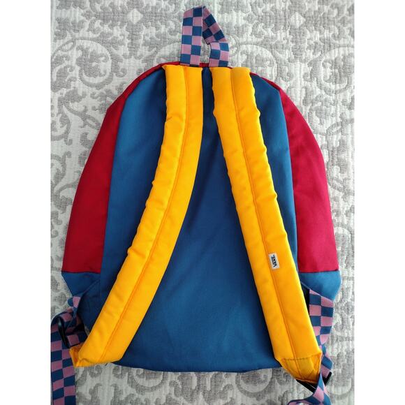 Vans Colorful Colorblock Backpack Bookbag - Picture 3 of 12